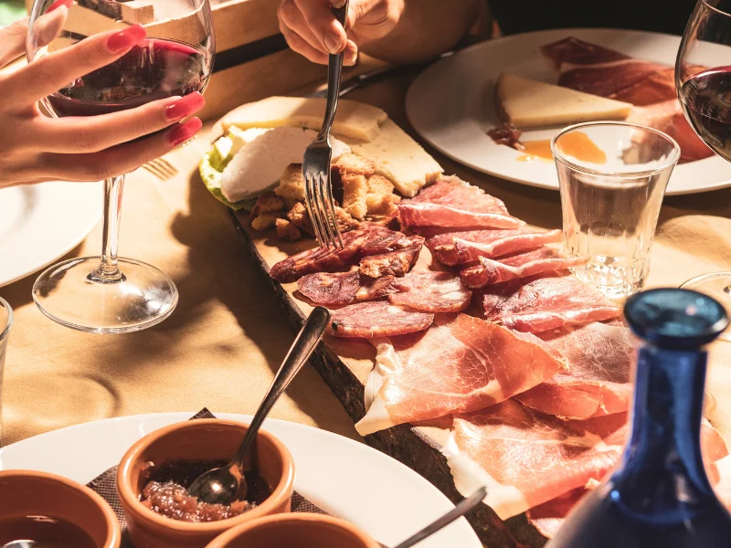 Country cold cuts board