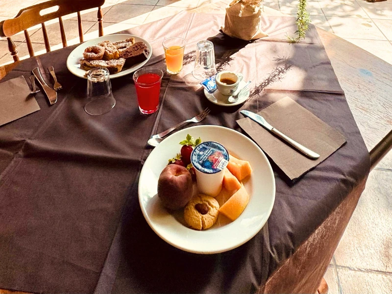 Breakfast in the garden