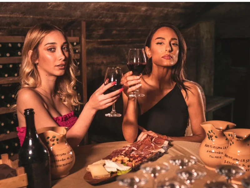 Easter toast with natural house wine