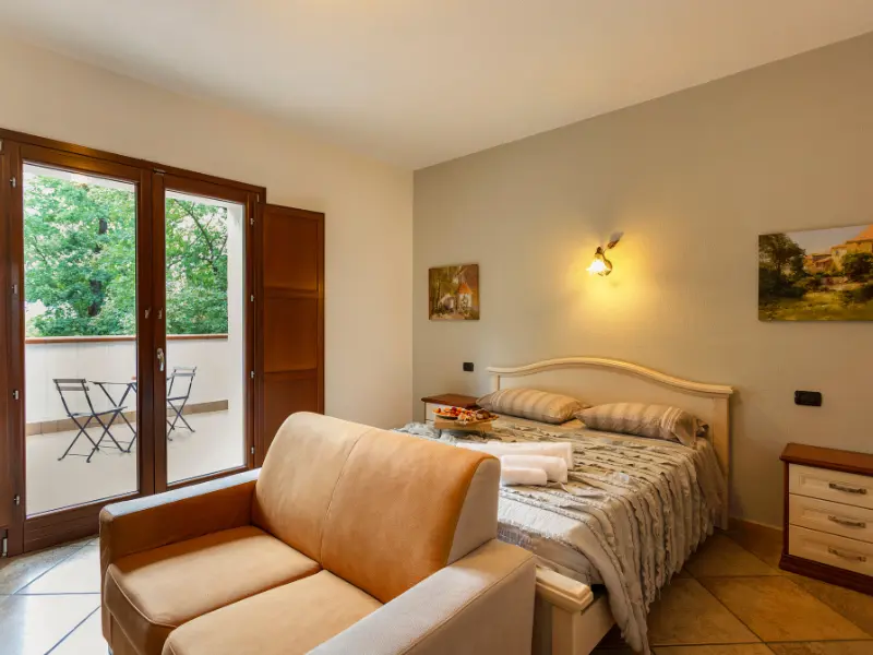 Arredamento rustico camere agriturismo Campania
