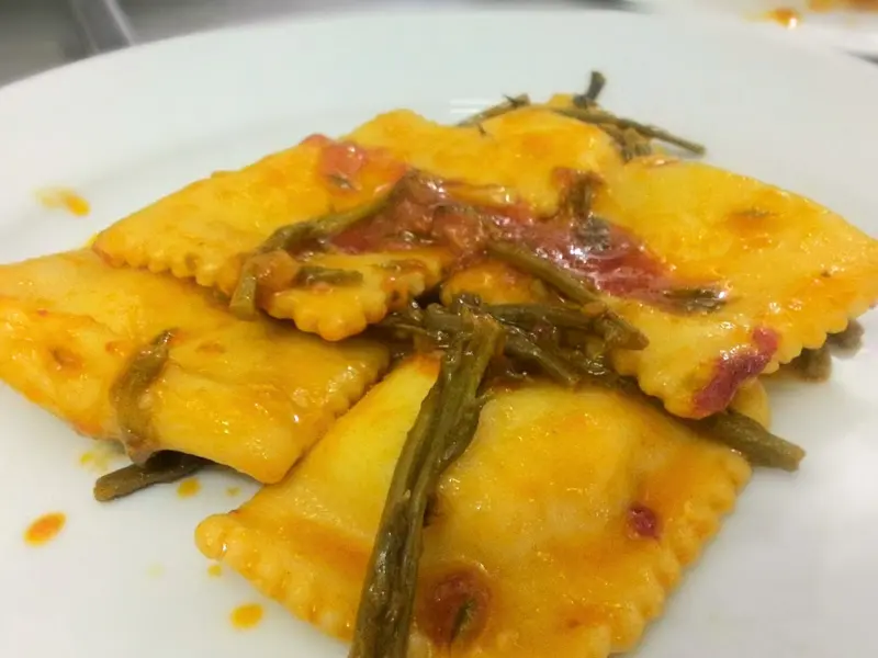 Primi piatti tradizionali del cenone di San Silvestro in agriturismo