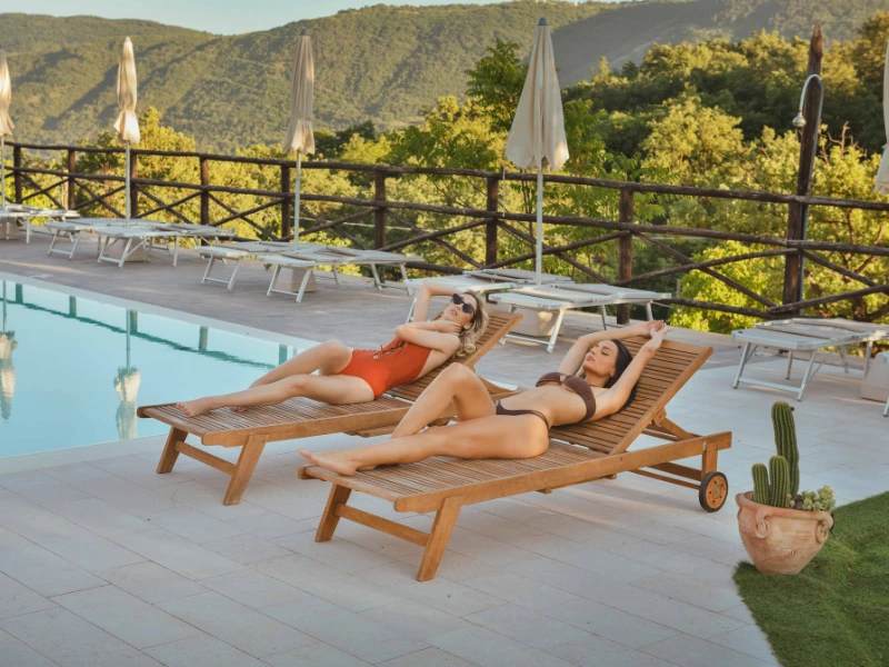 Solarium relax vacanze estate agriturismo con piscina Campania
